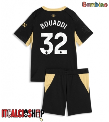 Manchester City Ayyoub Bouaddi #32 Seconda Maglia Bambino 2026-27 Manica Corta (+ Pantaloni corti)